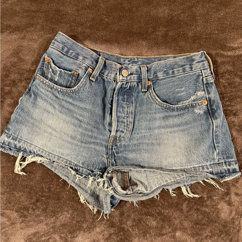 Levi Strauss Light Blue Jean Shorts